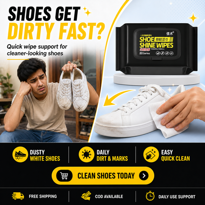 Instant Shoes Cleaning Wipes