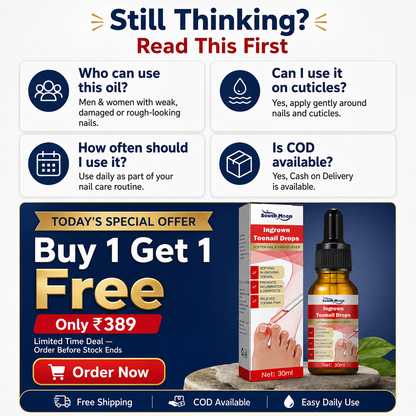 Toenail Nail Repair Oil for Damaged & Weak Nails – Buy 1 Get 1 FREE 🔥