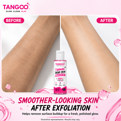 Tangoo Instant Glow Exfoliating Gel – Hand, Neck, Elbow & Knee Care