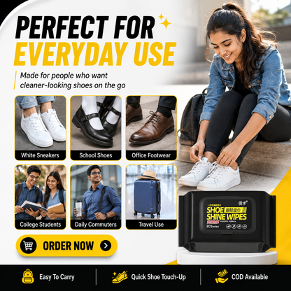 Instant Shoes Cleaning Wipes