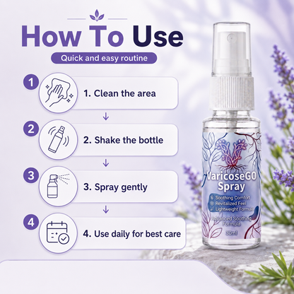 VaricoseGO Relief Herbal Varicose Relief Spray