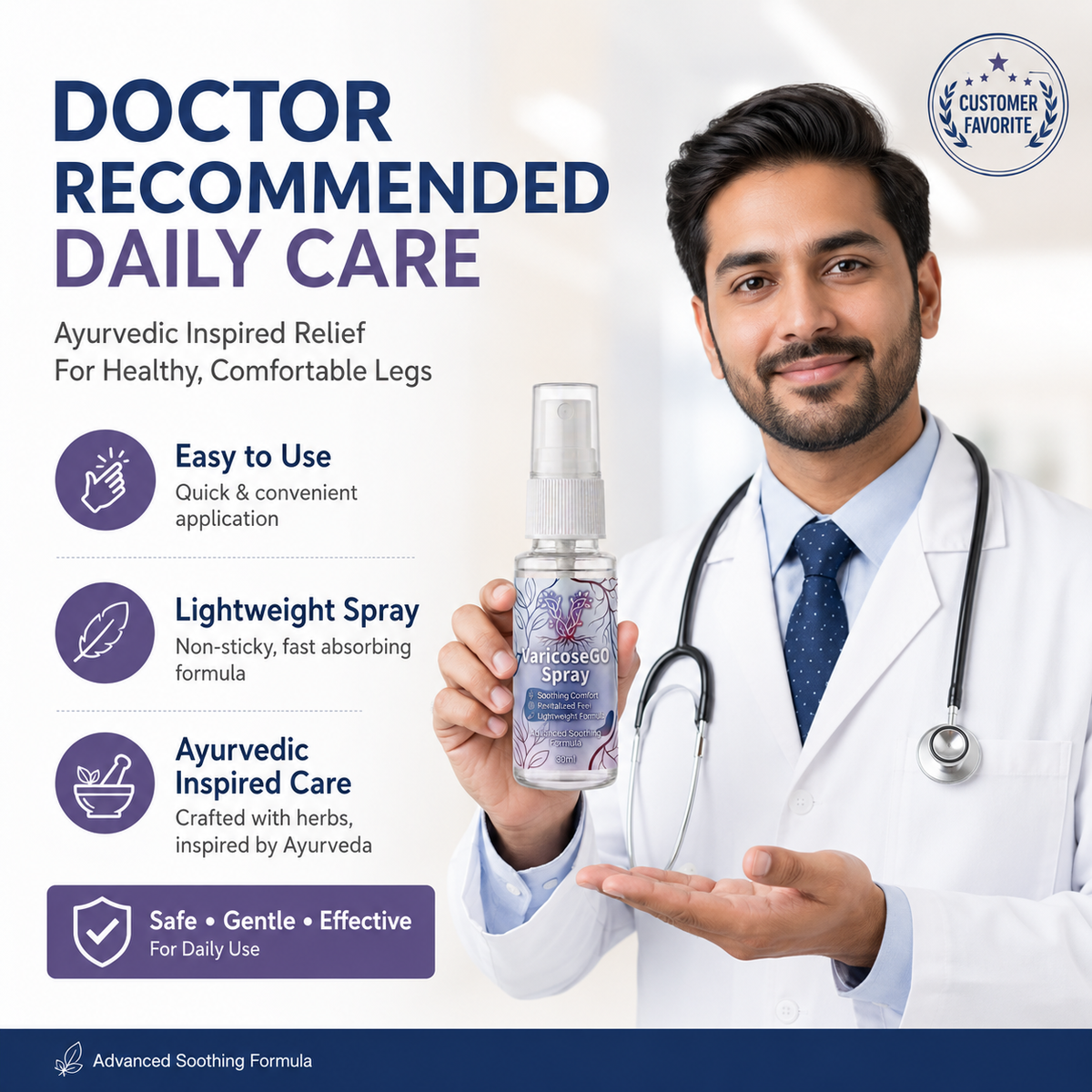 VaricoseGO Relief Herbal Varicose Relief Spray