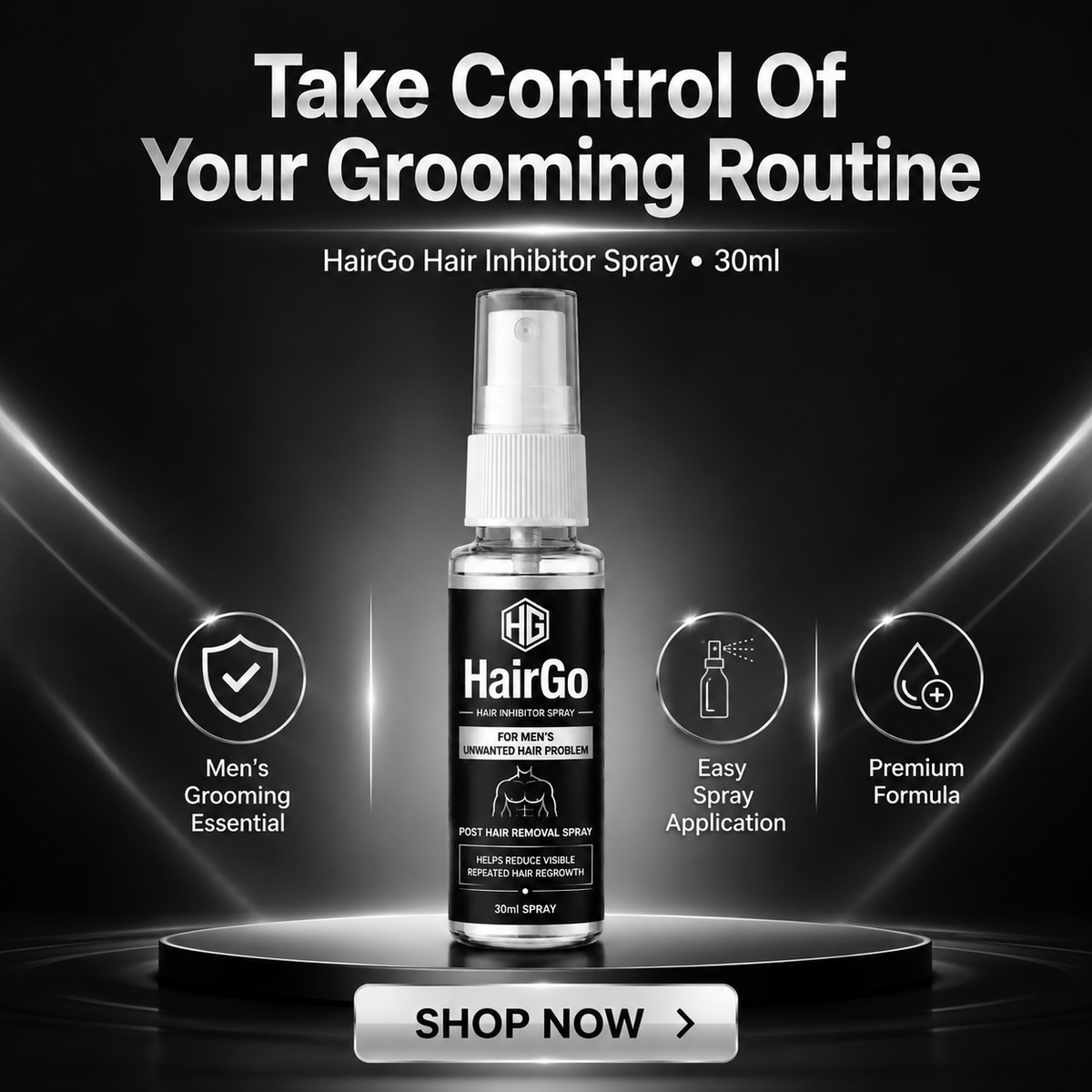 HairGO Hair Inhabitor Spray