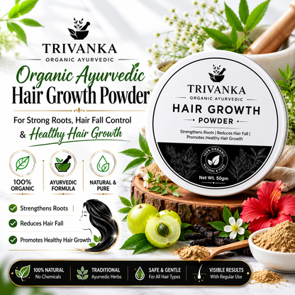 Trivanka Organic Ayurvedic Hair Growth Powder