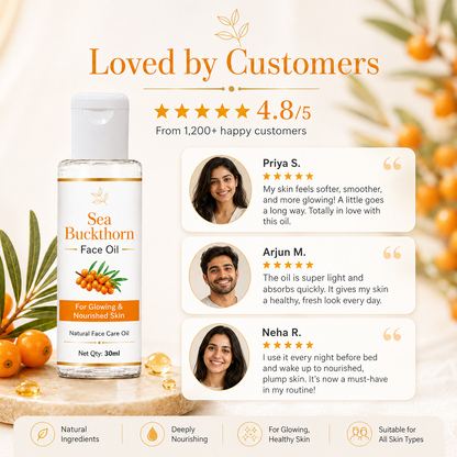 Sea Buckthorn Face Care Herbal Oil