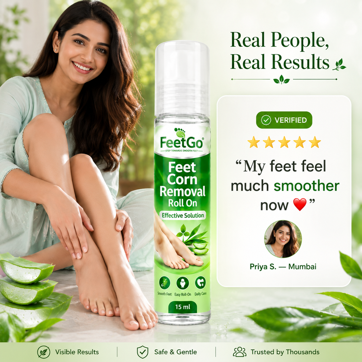 FeetGo Corn Removal Roll-On
