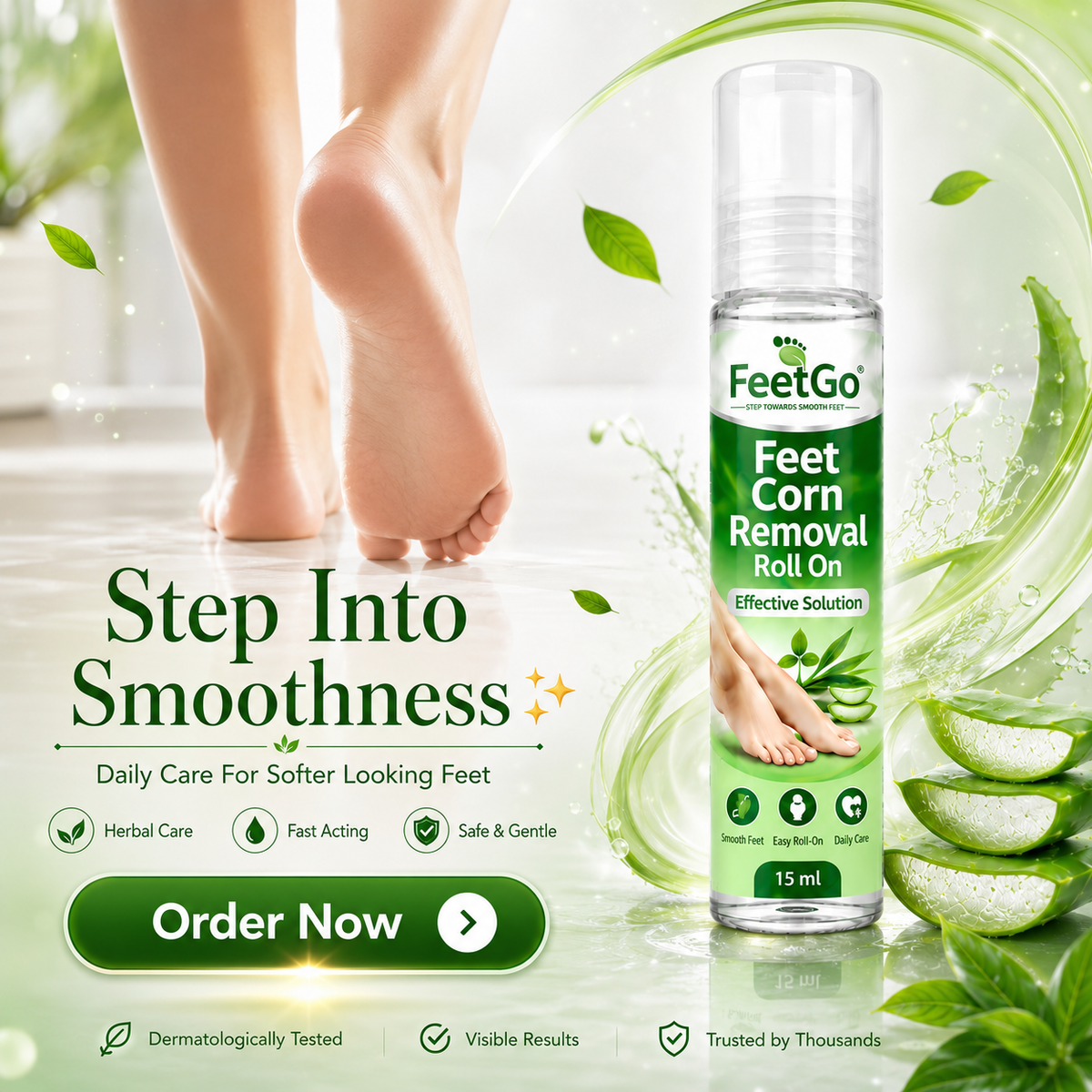 FeetGo Corn Removal Roll-On