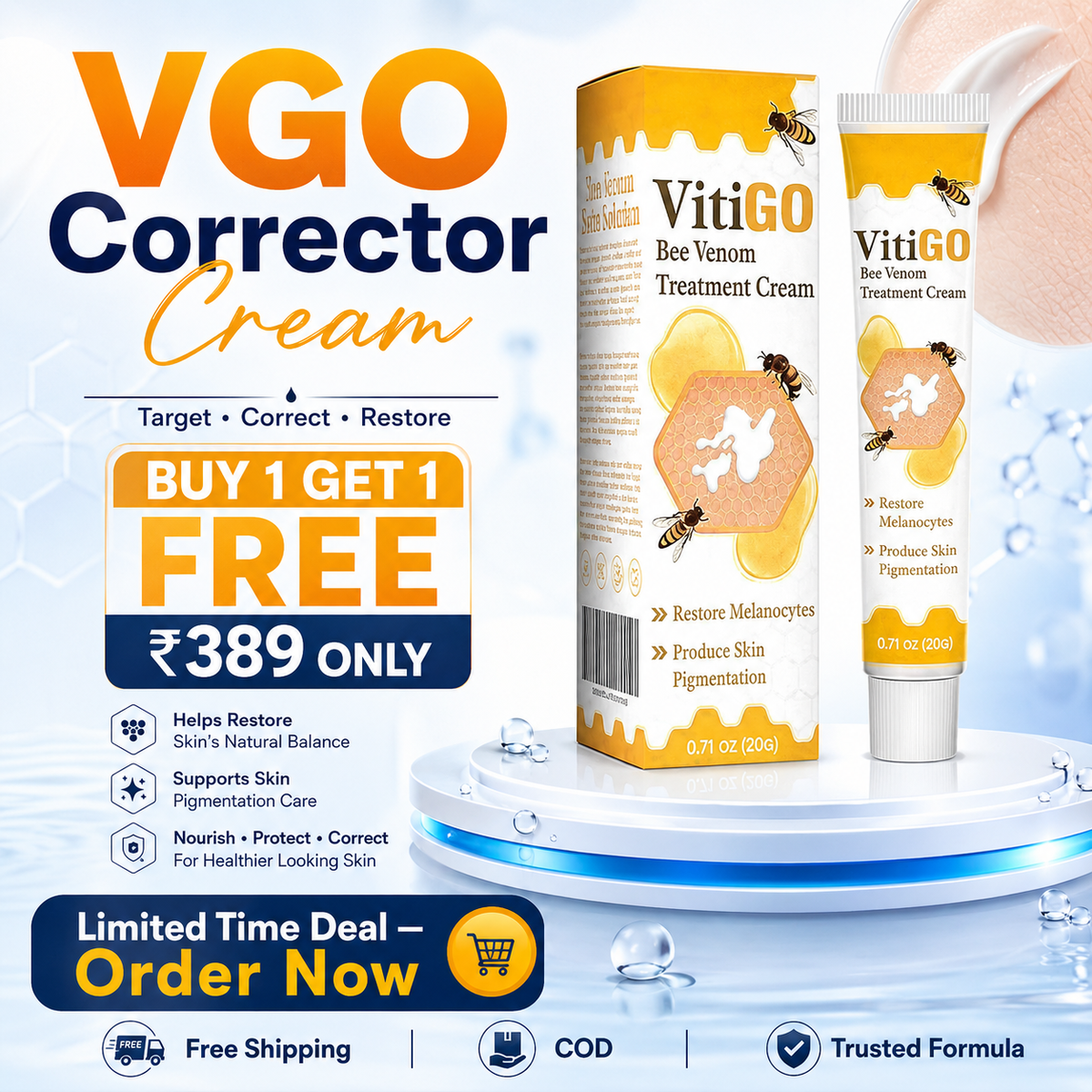 VitiGO Corrector Cream - BUY 1 GET 1 FREE 🔥