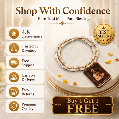Bageshwar Dham Tulsi Mala | 🔥 BUY 1 GET 1 FREE 🔥
