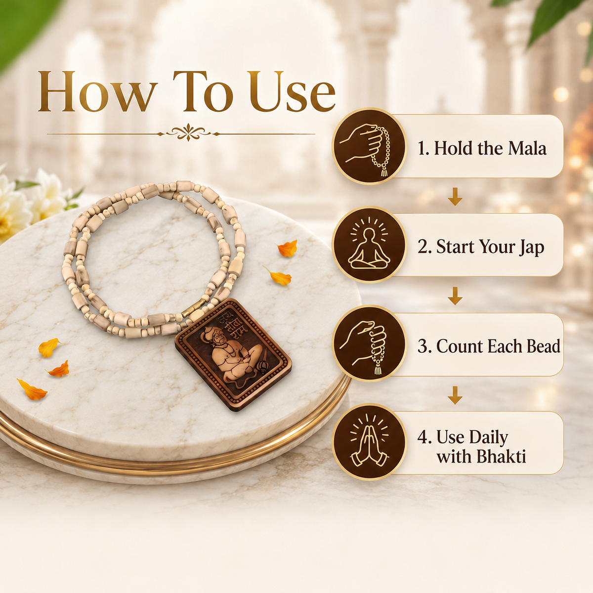 Bageshwar Dham Tulsi Mala | 🔥 BUY 1 GET 1 FREE 🔥