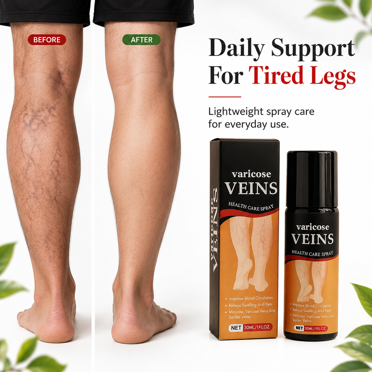 Turmeric Varicose Veins Relief Herbal Spray🌿