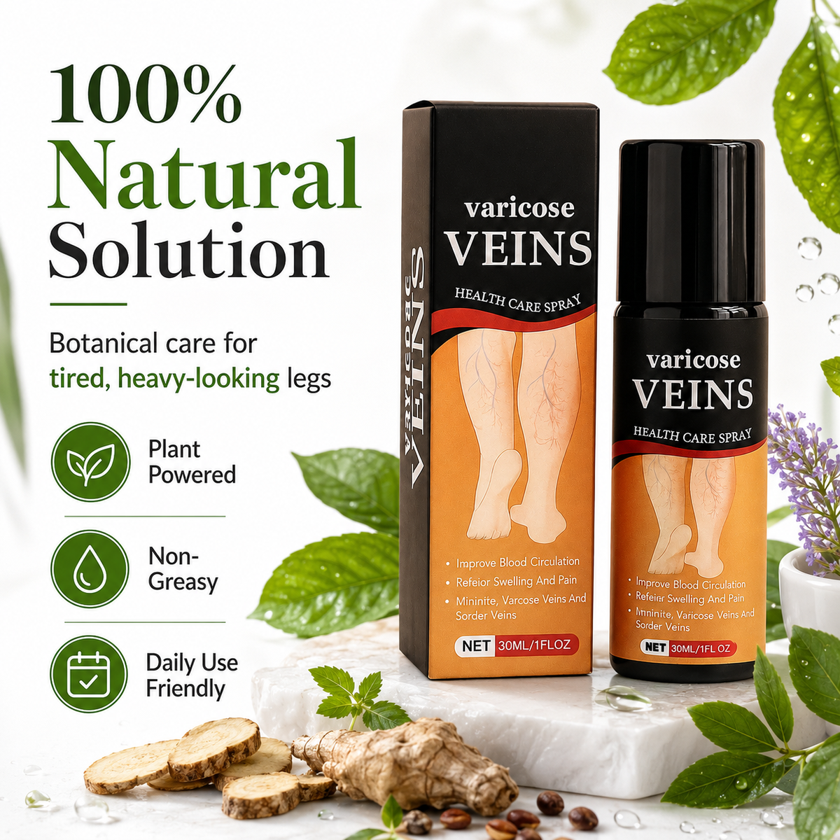 Turmeric Varicose Veins Relief Herbal Spray🌿