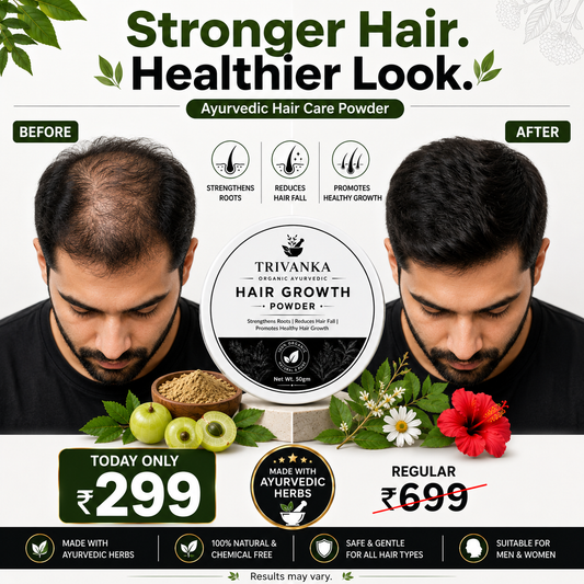 Trivanka Organic Ayurvedic Hair Growth Powder