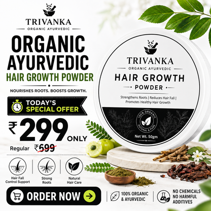 Trivanka Organic Ayurvedic Hair Growth Powder