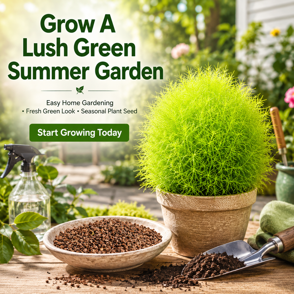 Kochia Plant Premium Seeds- Summer Friendly