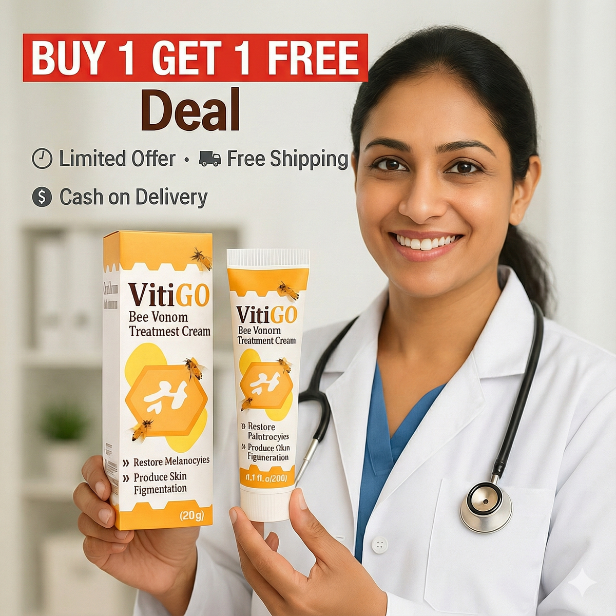 VitiGO Corrector Cream - BUY 1 GET 1 FREE 🔥