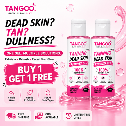 Tangoo Instant Glow Exfoliating Gel – Hand, Neck, Elbow & Knee Care