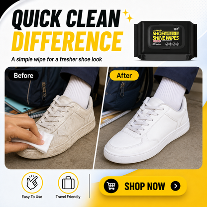 Instant Shoes Cleaning Wipes