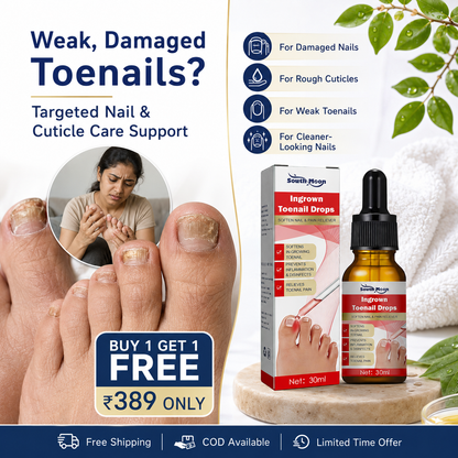 Toenail Nail Repair Oil for Damaged & Weak Nails – Buy 1 Get 1 FREE 🔥